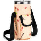 The Daisy Tumbler Carrier | Floral Crossbody Water Bottle Holder
