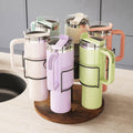 The Lumi Rotating Tumbler Organizer | 360° Cup & Bottle Storage