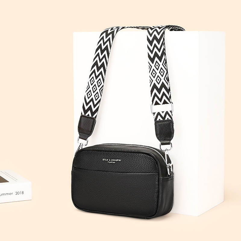 The Aria Genuine Cowhide Crossbody Bag | Leather Shoulder Bag for Women